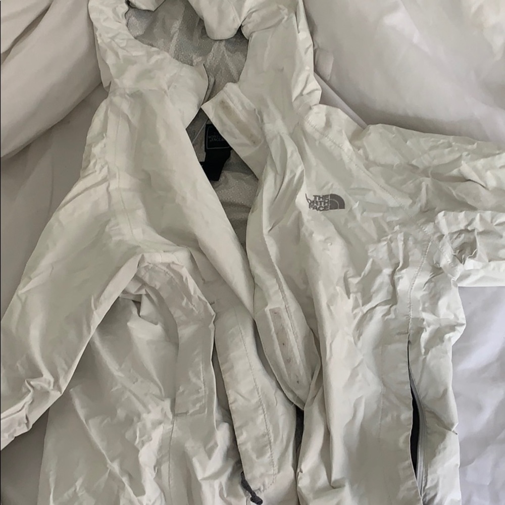 north face rain coat
